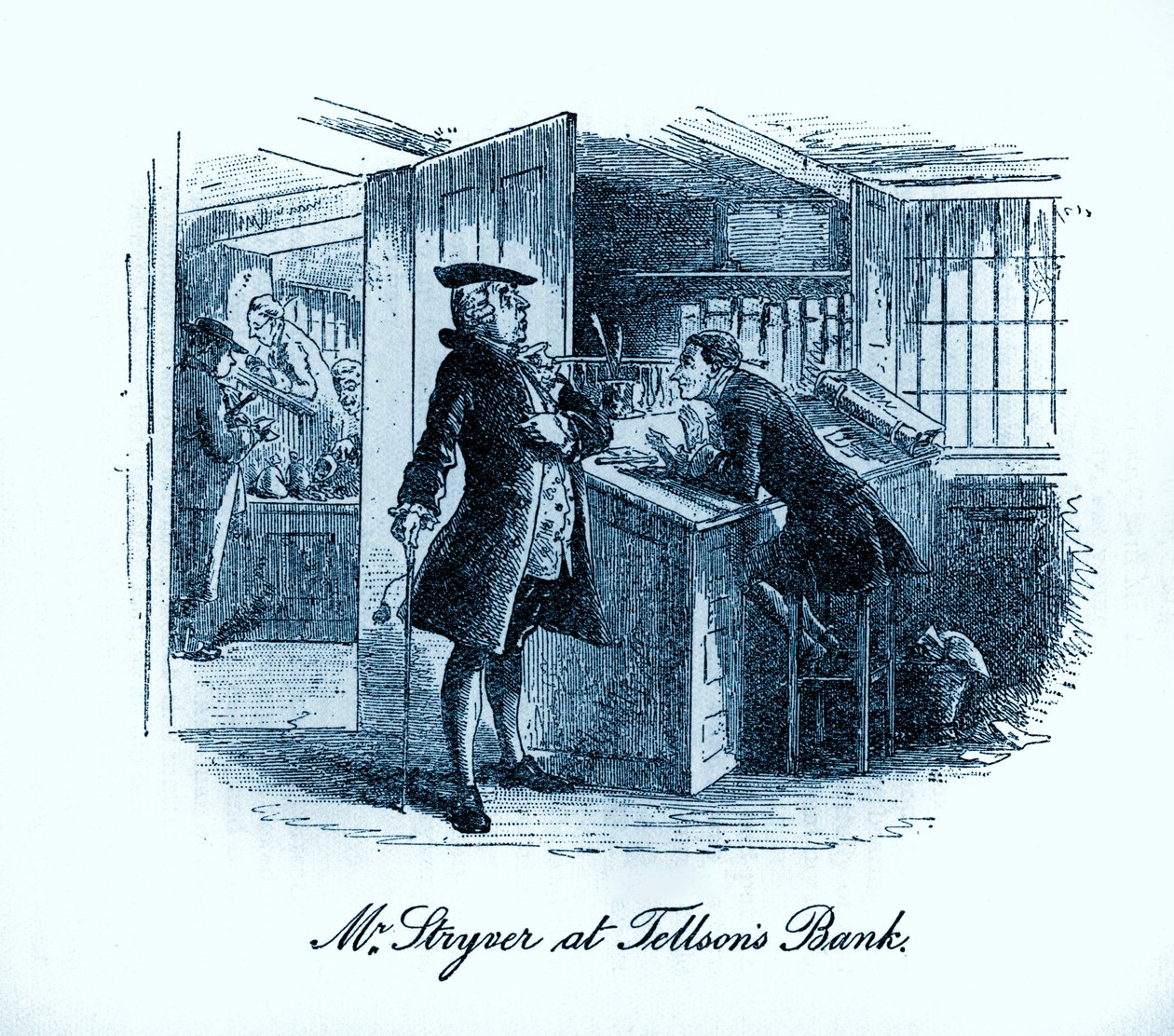 En berättelse om två städer av Charles Dickens av Hablot Knight Browne