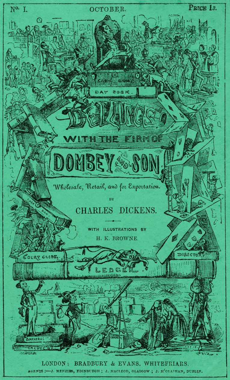 Charles Dickens - Dombey and Son av Hablot Knight Browne