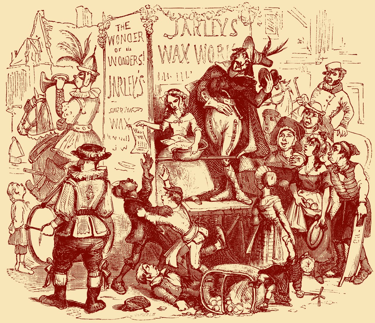 Charles Dickens "The Old Curiosity Shop" av Hablot Knight Browne