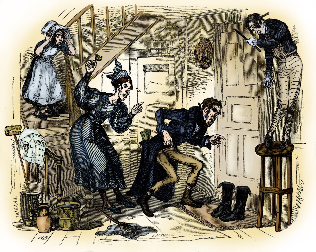 Charles Dickens "The Old Curiosity Shop" av Hablot Knight Browne