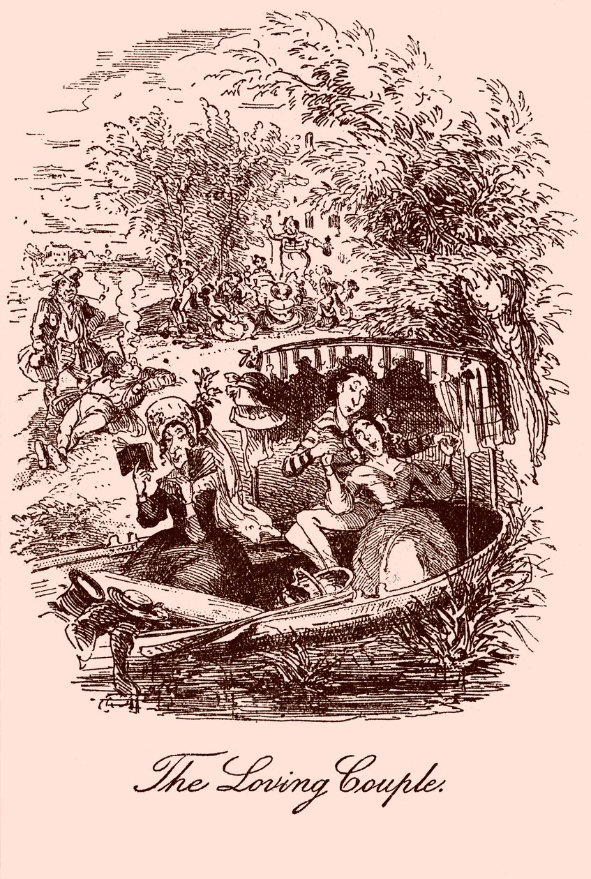 "Sketches by Boz" av Charles Dickens av Hablot Knight Browne