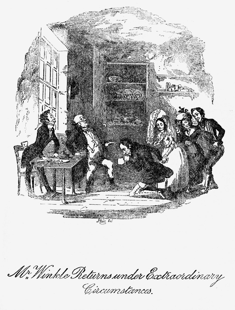 "Pickwick-tidningarna" - av Hablot Knight Browne
