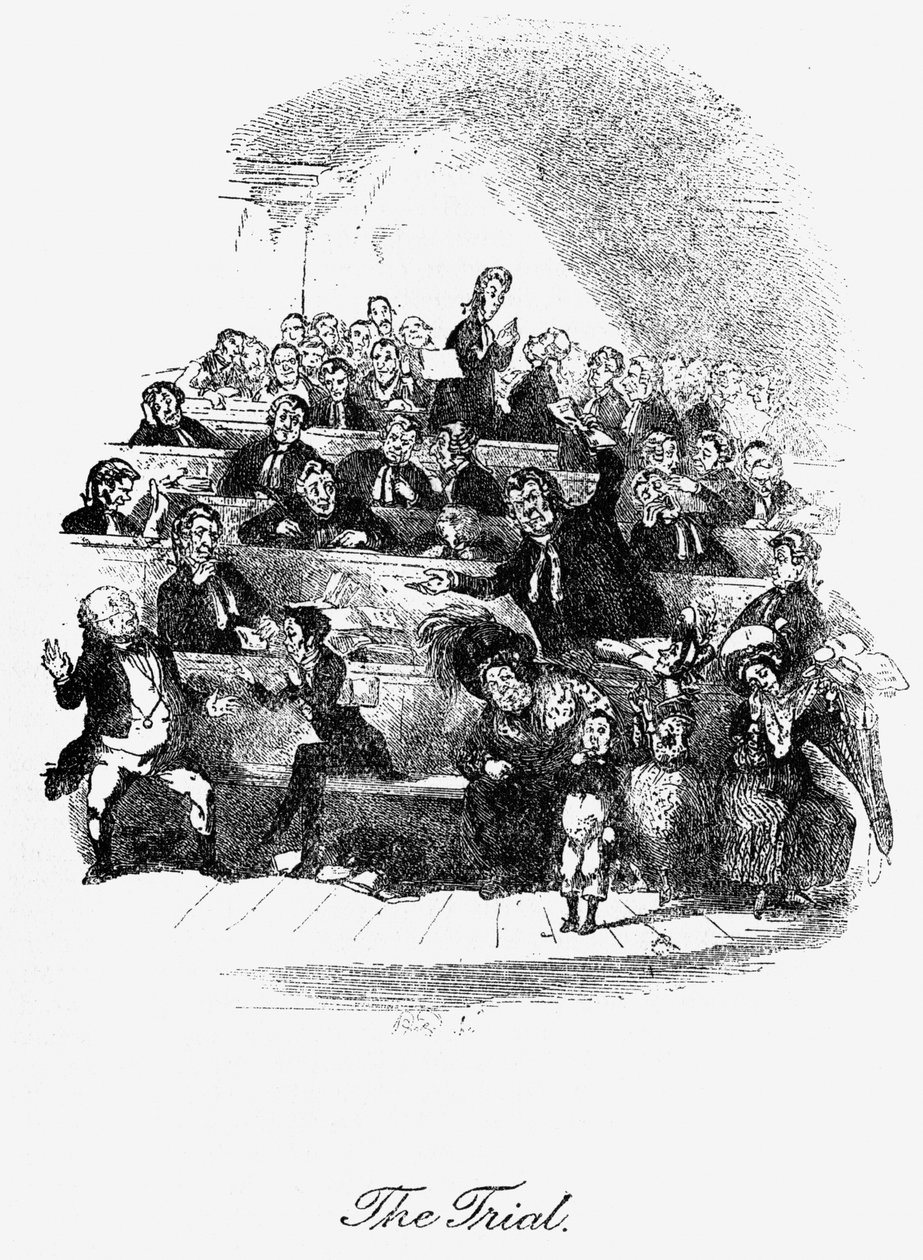 "Pickwick-tidningarna" - av Hablot Knight Browne