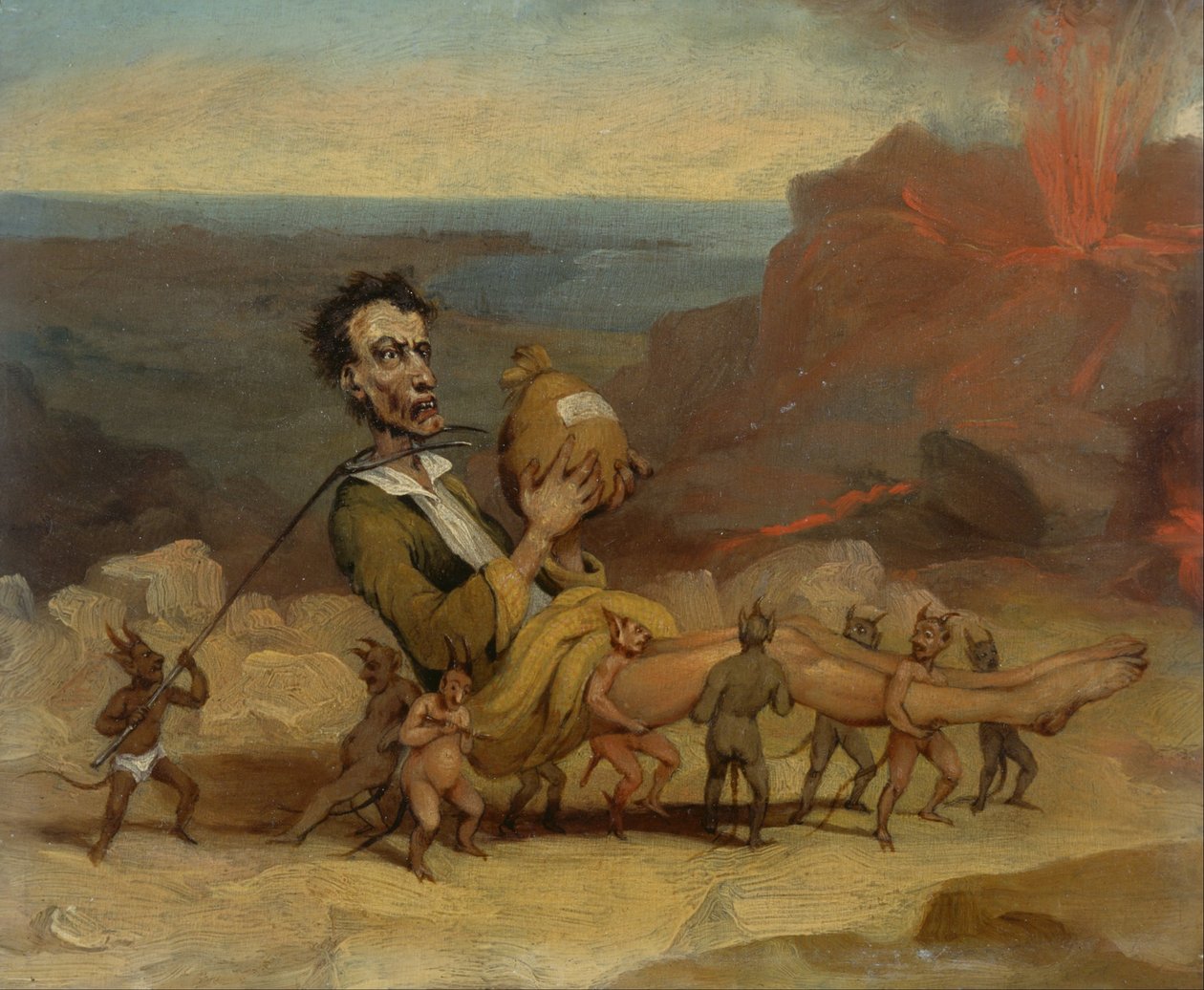 En karikatyr av Edward Bulwer Lytton (1803-1873) av Hablot Knight Browne