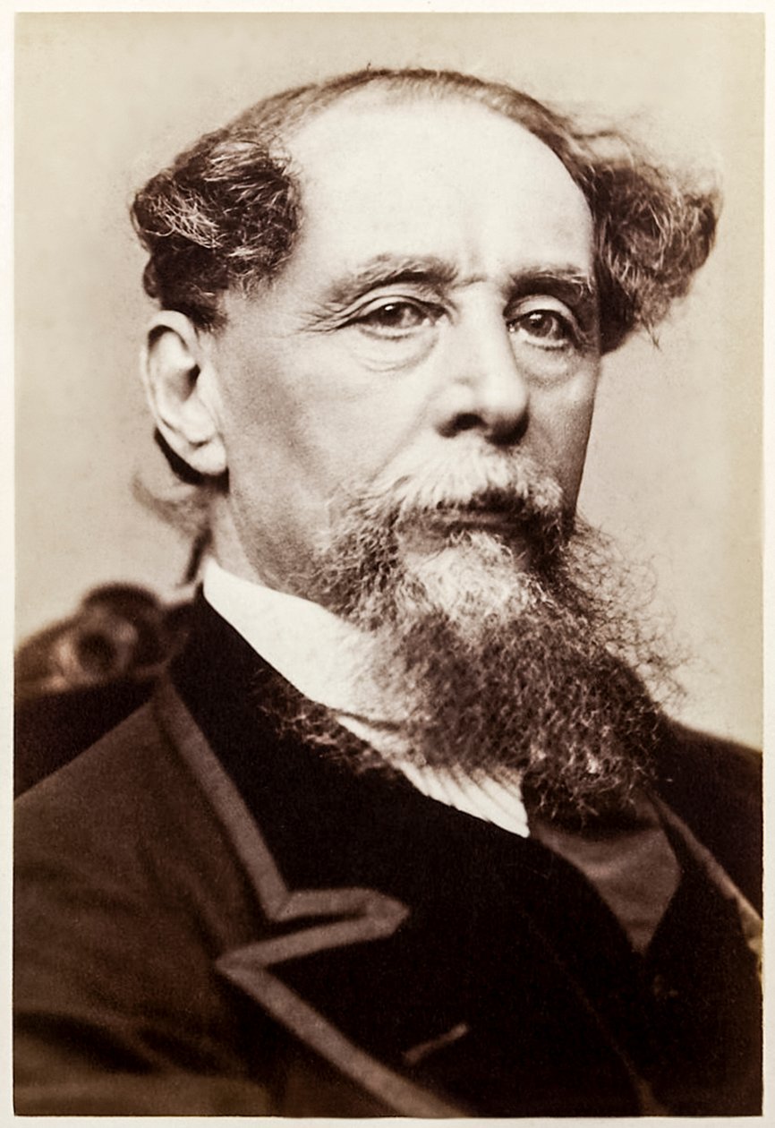 Charles Dickens: engelsk författare och populär viktoriansk romanförfattare av Hablot Knight Browne
