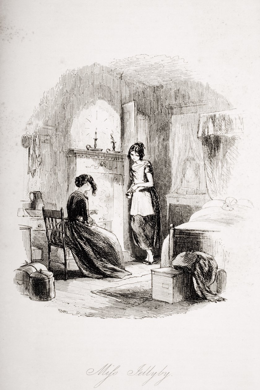 Mrs Jellyby, illustration från 