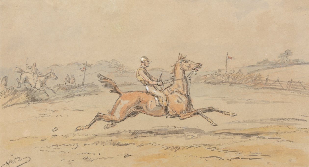 Point-to-point-löpning av Hablot Knight Browne