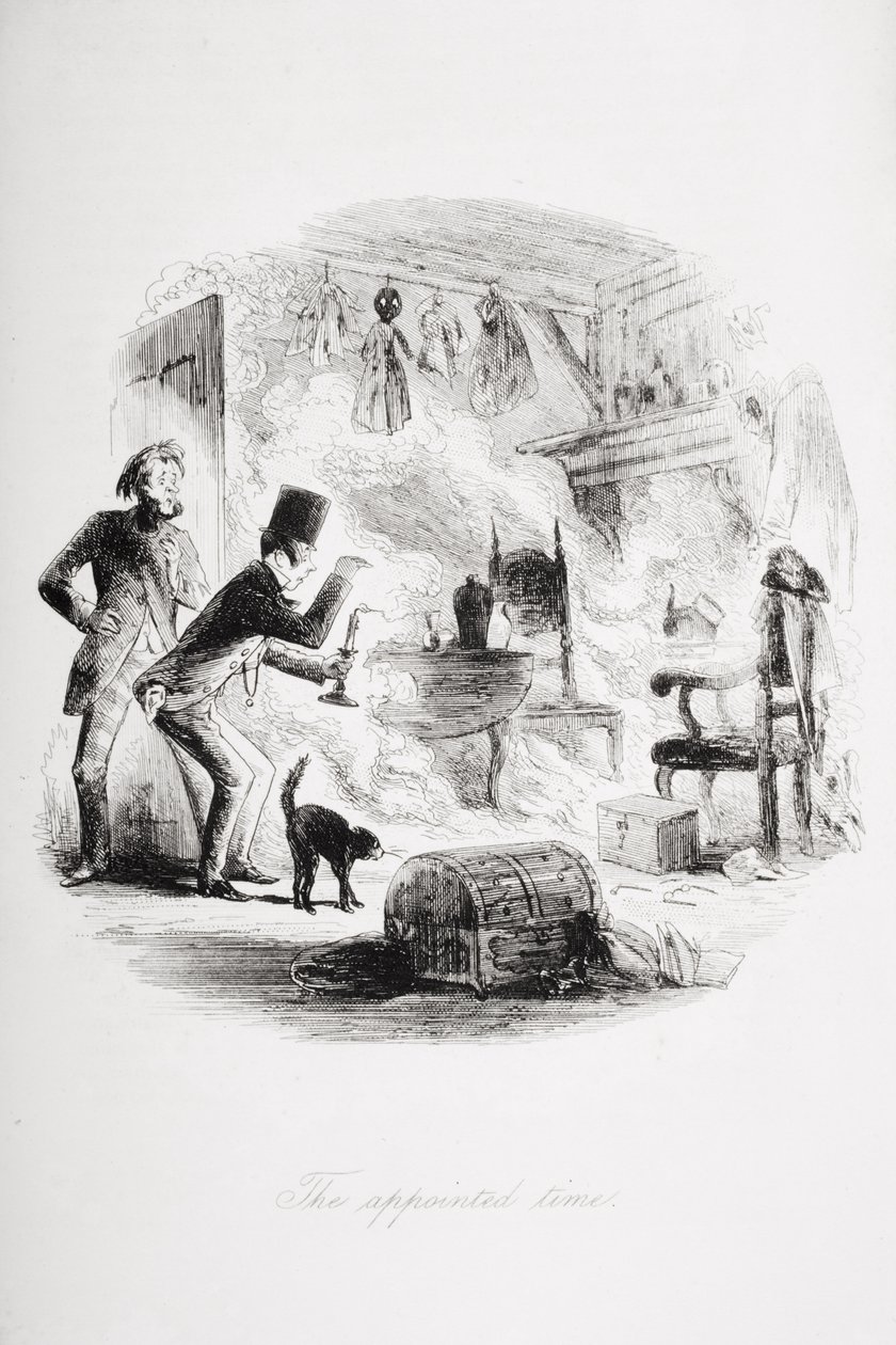 Den bestämda tiden, illustration från 