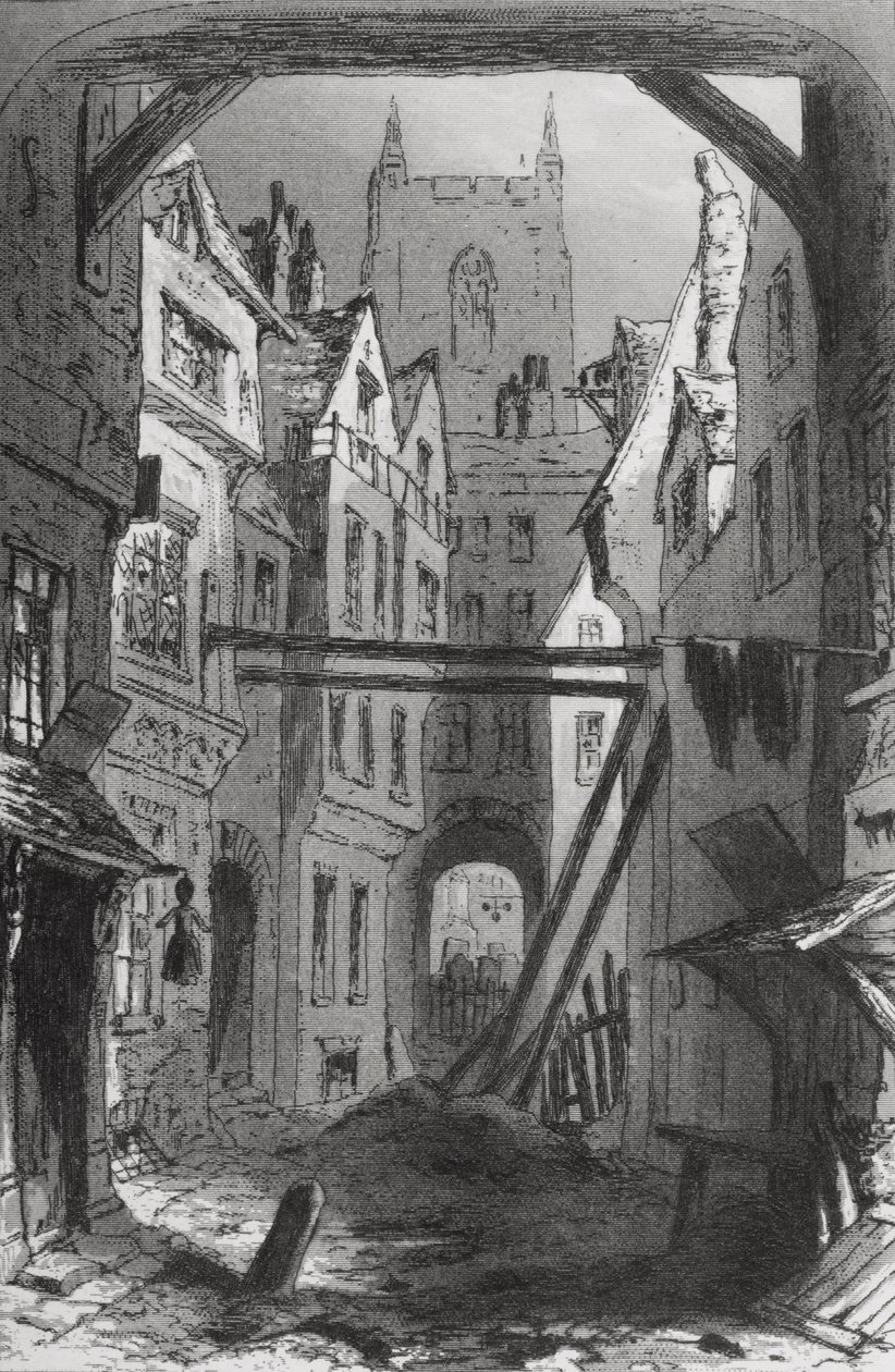 Tom ensams, illustration från 