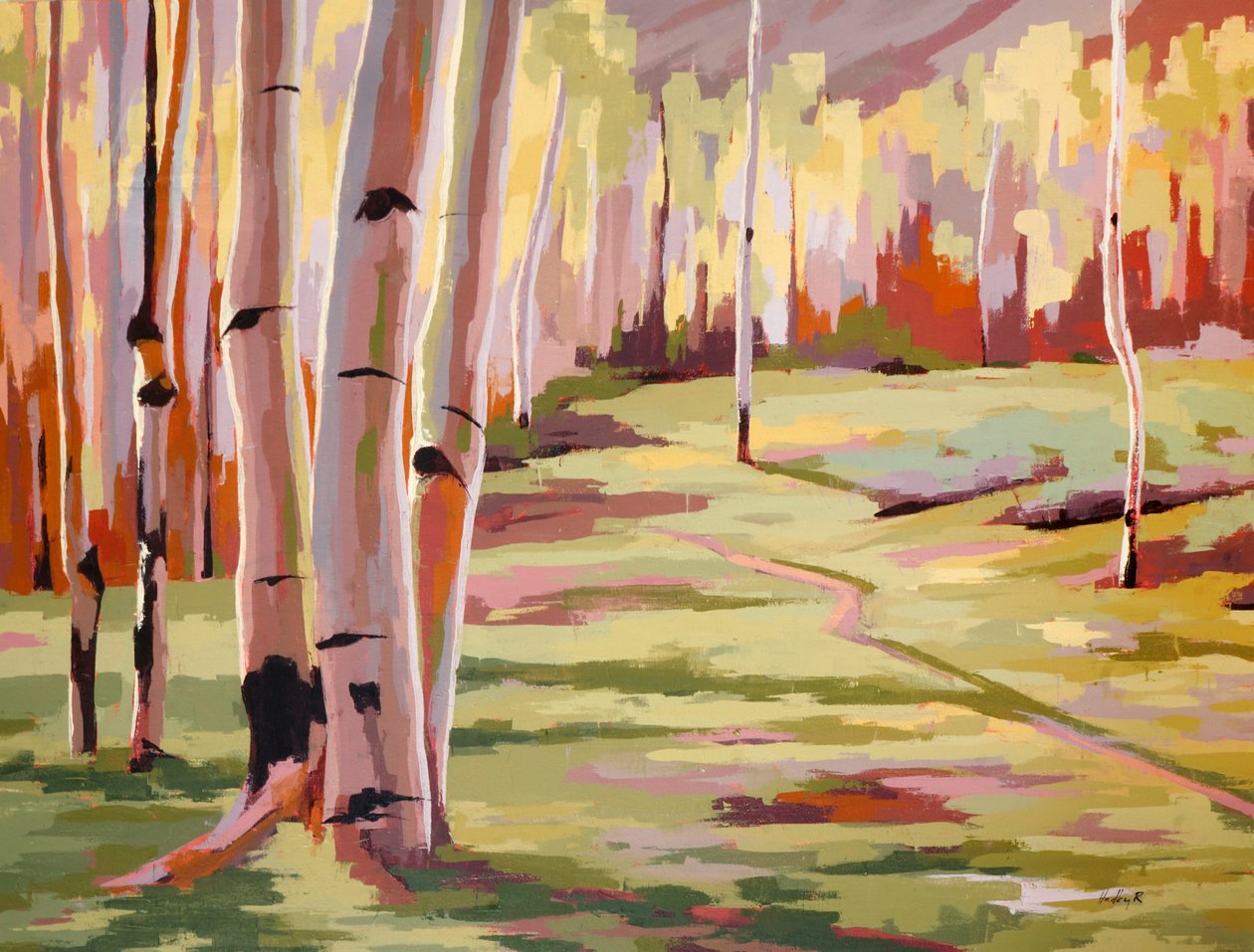 Tidigt ljus, ca 2025 (olja på duk) av Hadley Rampton