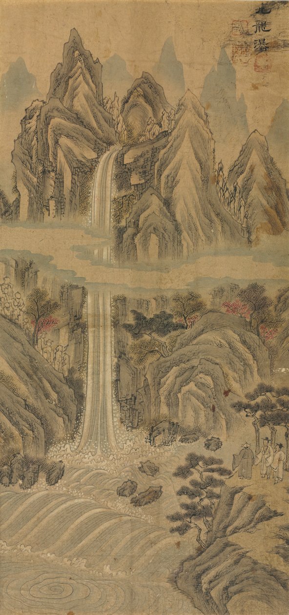 Nine-Dragon Falls, sent 1800-tal. av Han Unpyeong