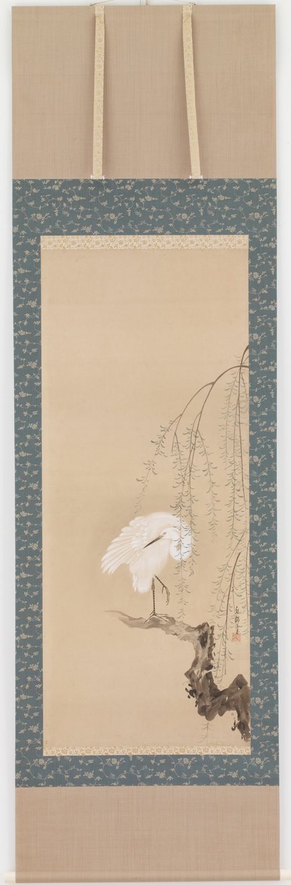 Häger och pil, Edo-period, sent 1600-tidigt 1700-tal. av Hanabusa Itcho