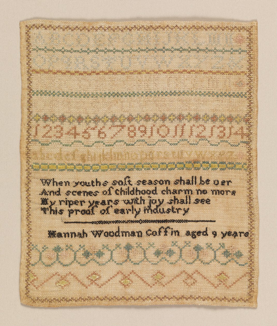 Provtagare av Hannah Woodman Coffin