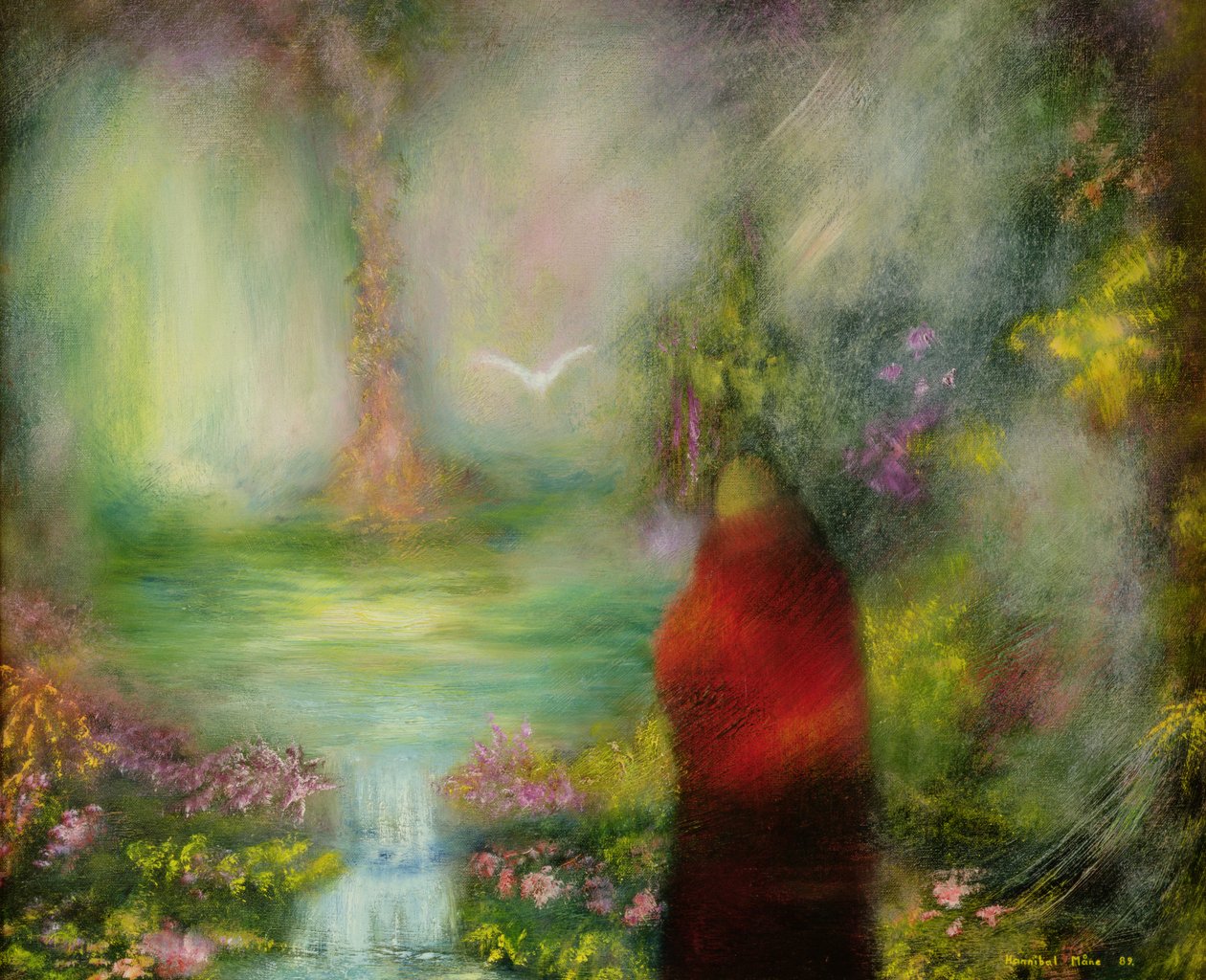 Den tibetanska munken, 1989 av Hannibal Mane