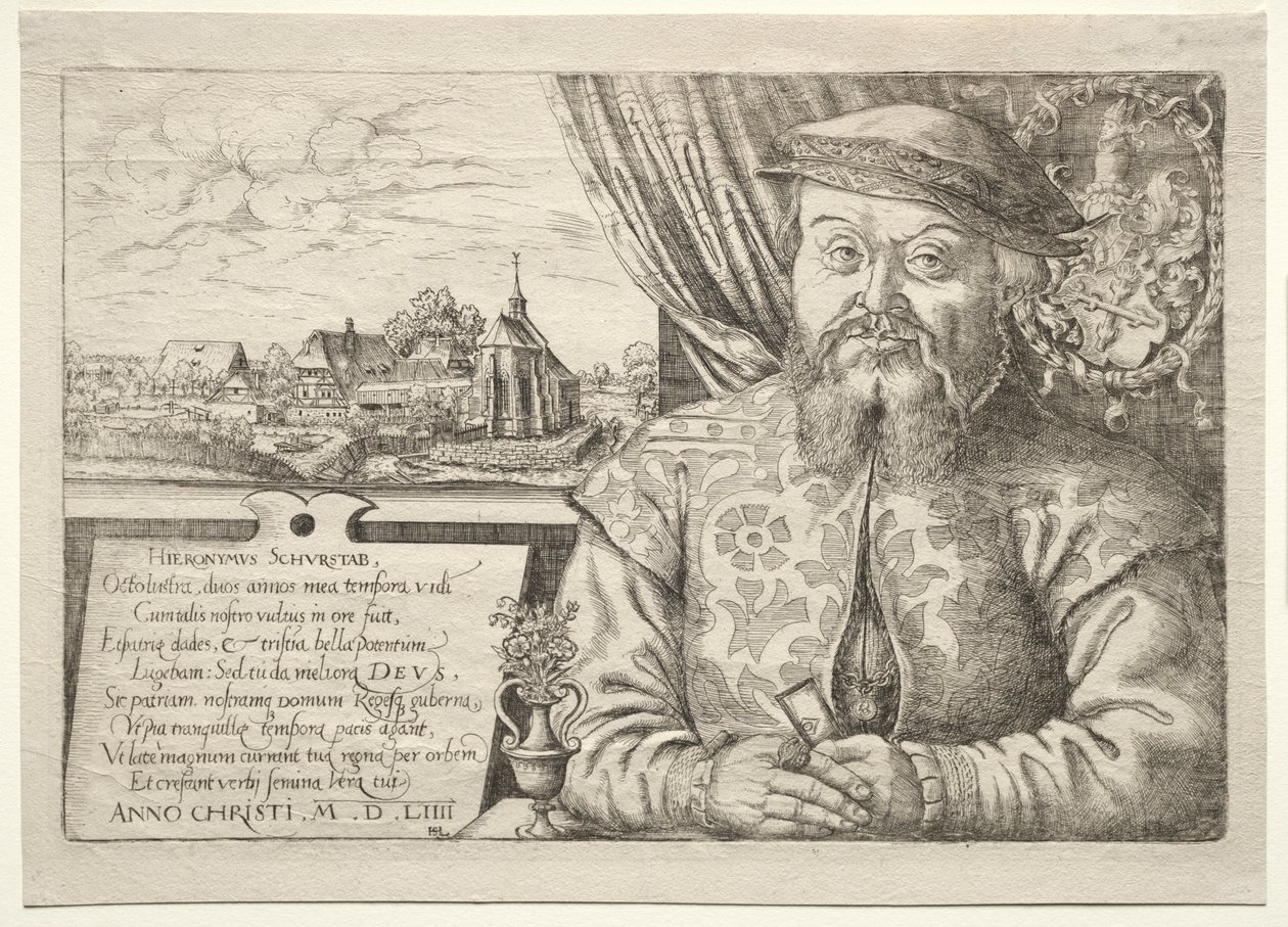 Hieronymus Schurstab, borgmästare i Nürnberg, 1554. av Hanns Sebald Lautensack