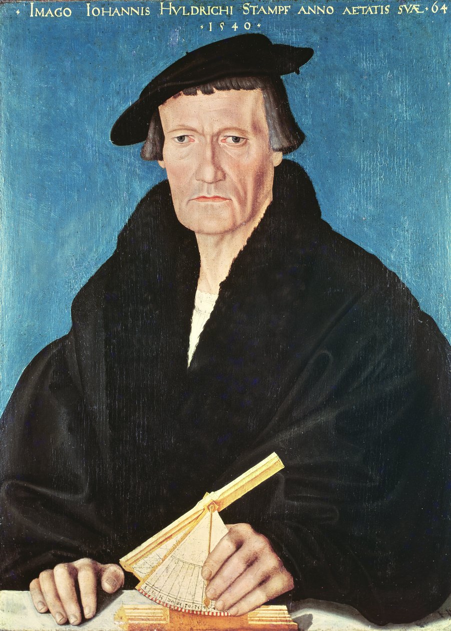 Porträtt av Ulrich Stampfer, 1540 av Hans Asper