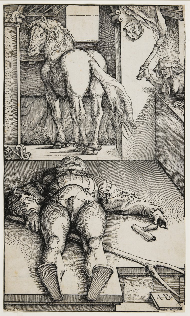 Förhäxad brudgum, ca. 1544 av Hans Baldung Grien
