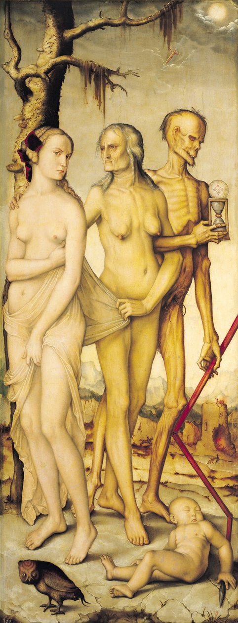 Människans och dödens tre åldrar av Hans Baldung Grien