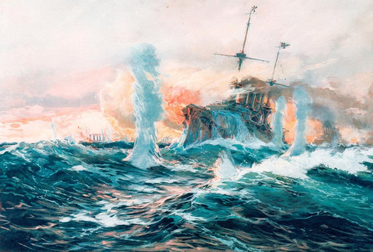 S.M.Kr. Scharnhorst och Gneisenau av Hans Bohrdt