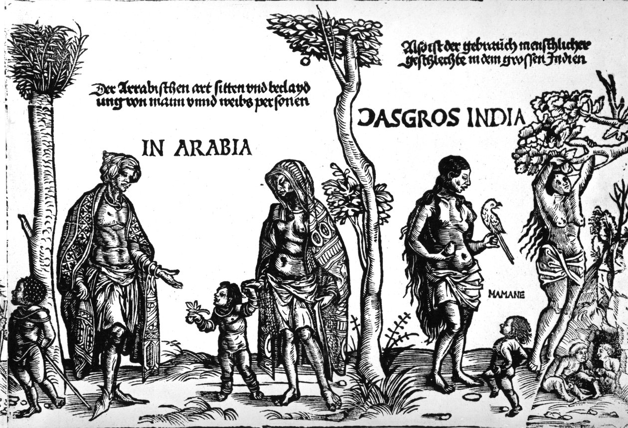Kunig von Gutzin, tryck gjord av George Glockendon, 1511 av Hans Burgkmair