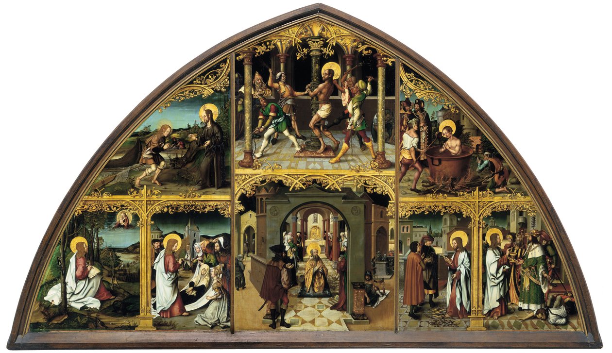 Basilikan San Giovanni in Laterano av Hans Burgkmair the Elder