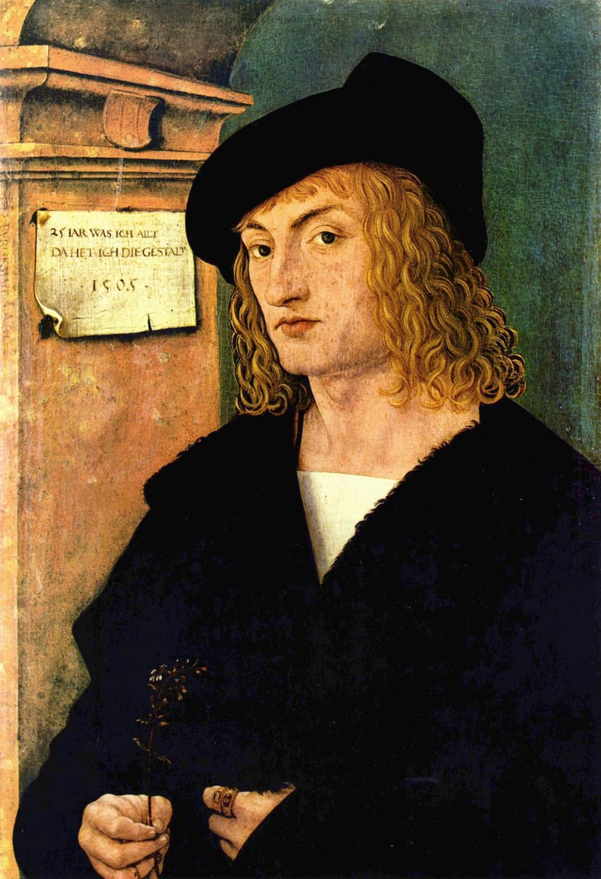 Porträtt av Hans Schellenberger av Hans Burgkmair the Elder