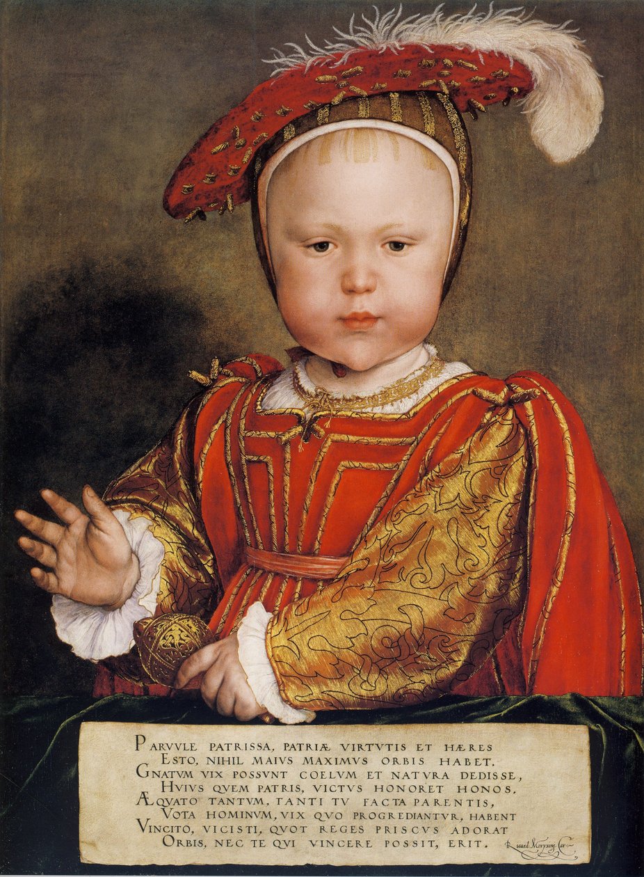 Edward Tudor av Hans Holbein