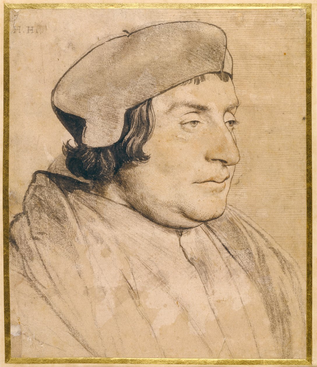 Porträtt av en lärd eller präst av Hans Holbein