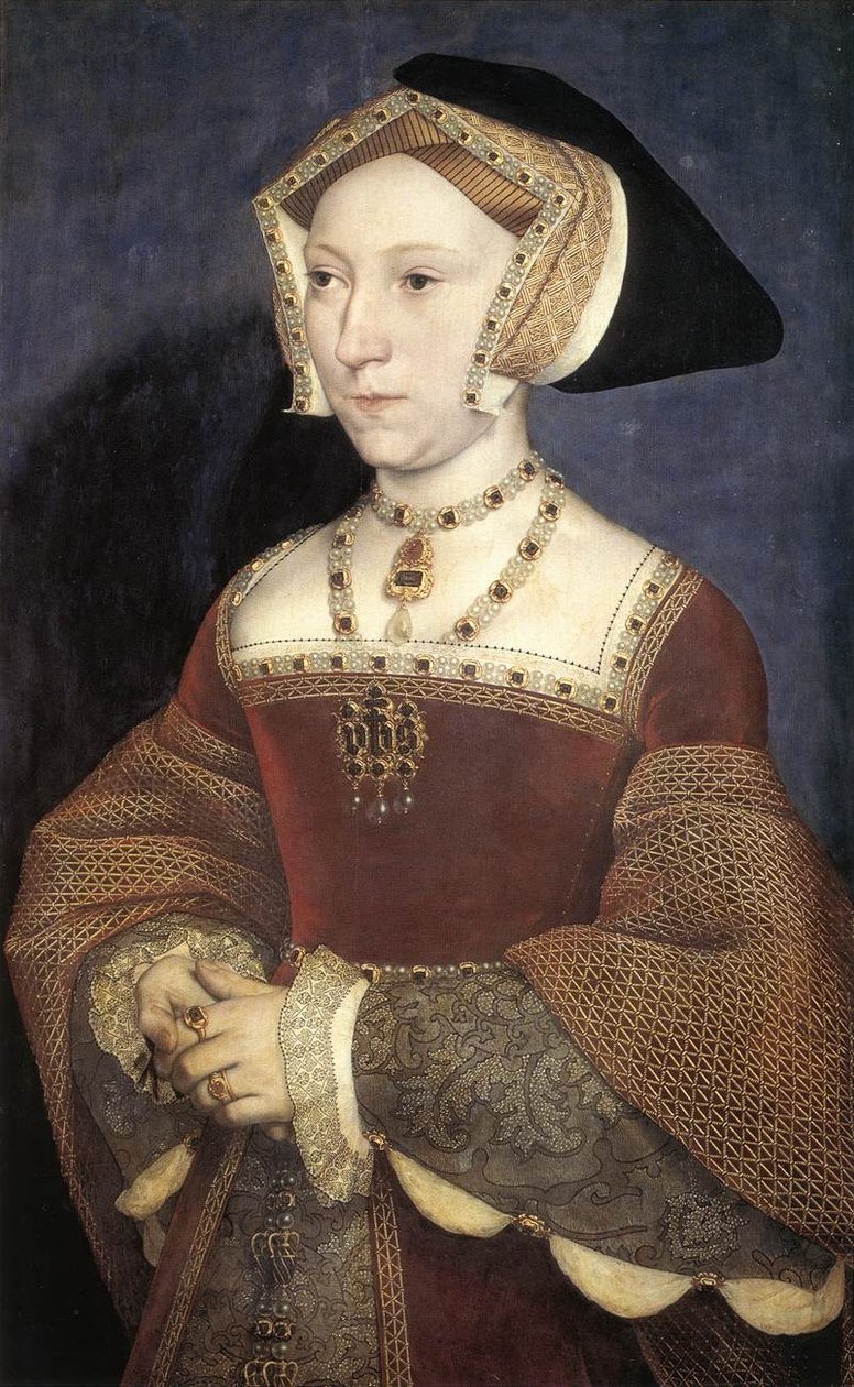 Porträt der Jane Seymour, Königin von England av Hans Holbein
