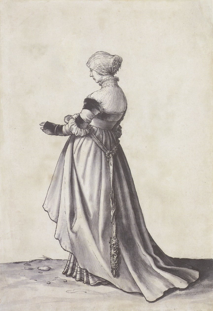 Basel Woman Turned to the Left av Hans Holbein der Jüngere