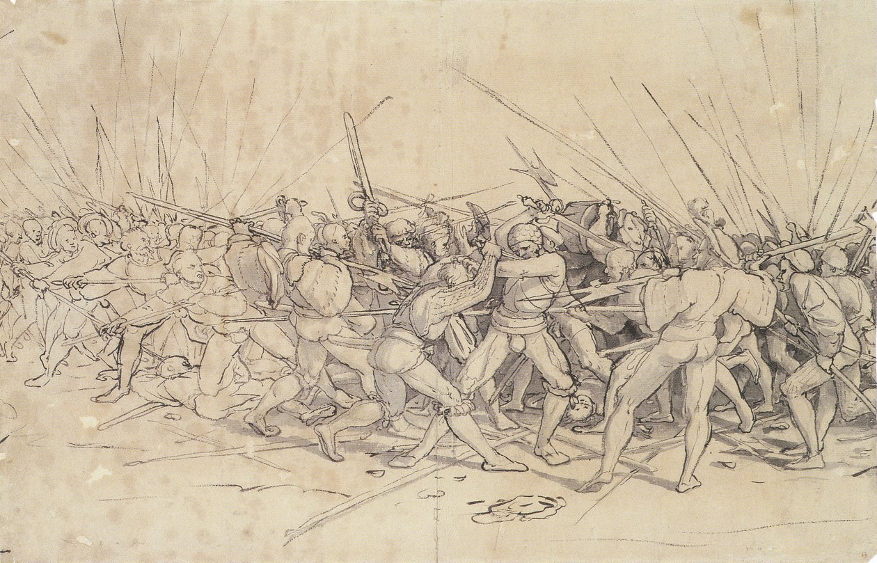 Battle Scene av Hans Holbein der Jüngere