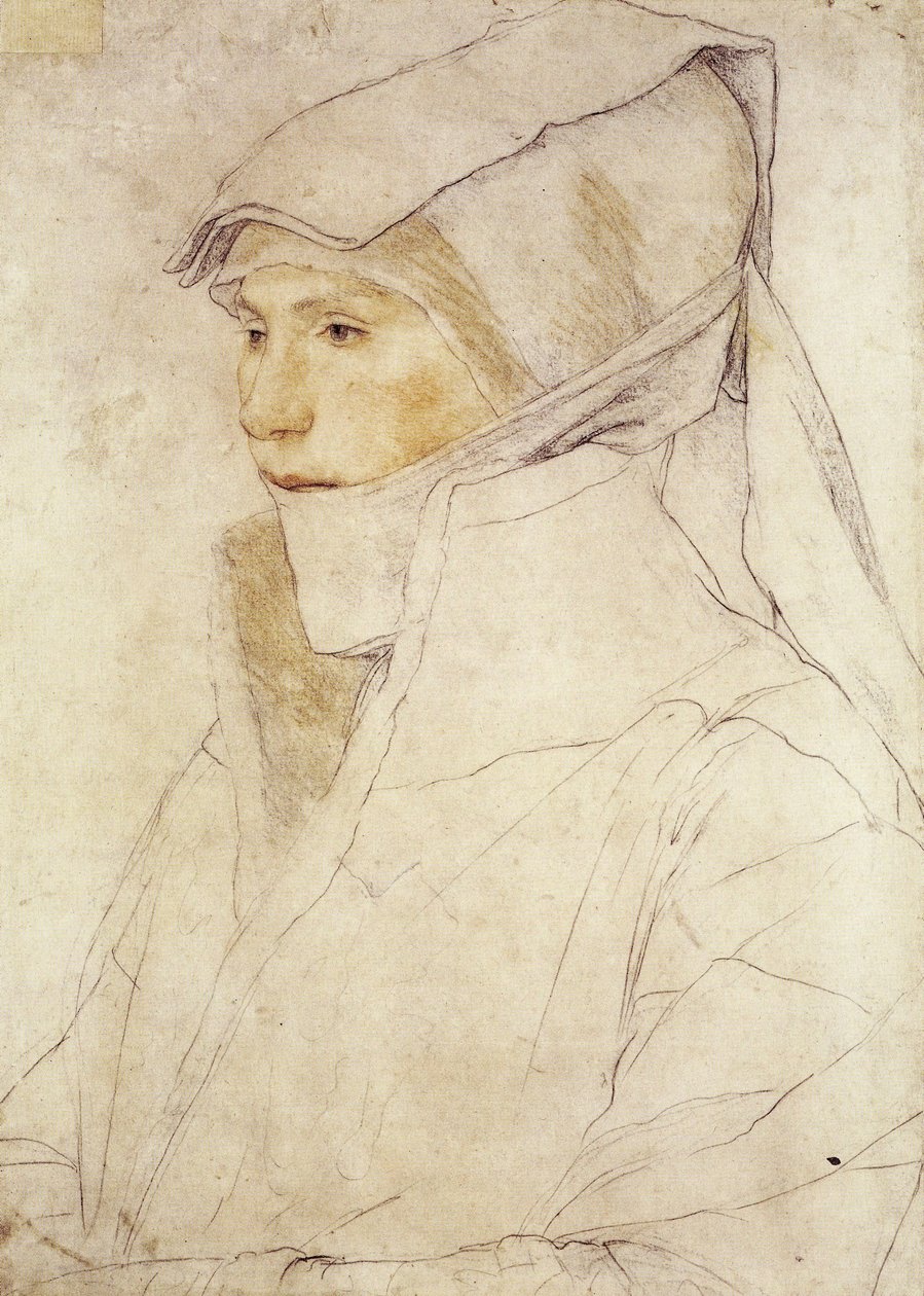 Portrait of Dorothea Meyer av Hans Holbein der Jüngere