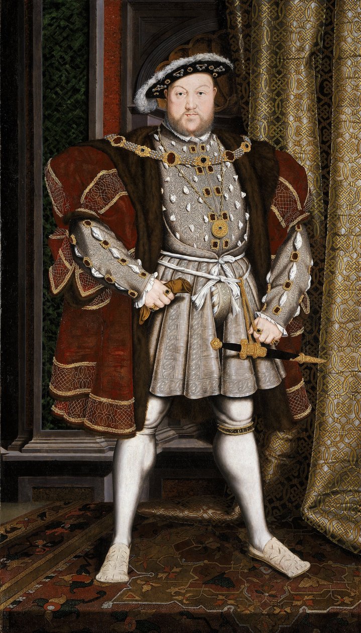 Porträtt av Henry VIII (Walker Art Gallery, Liverpool, 1537-47. Olja på duk, 239 x 134,5 cm) .jpg av Hans Holbein der Jüngere