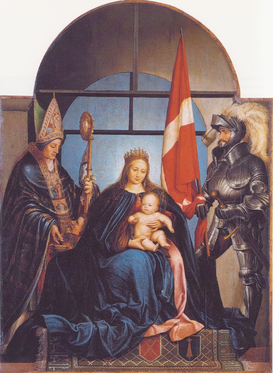 Solothurner Madonna Zustand vor 1971 av Hans Holbein der Jüngere