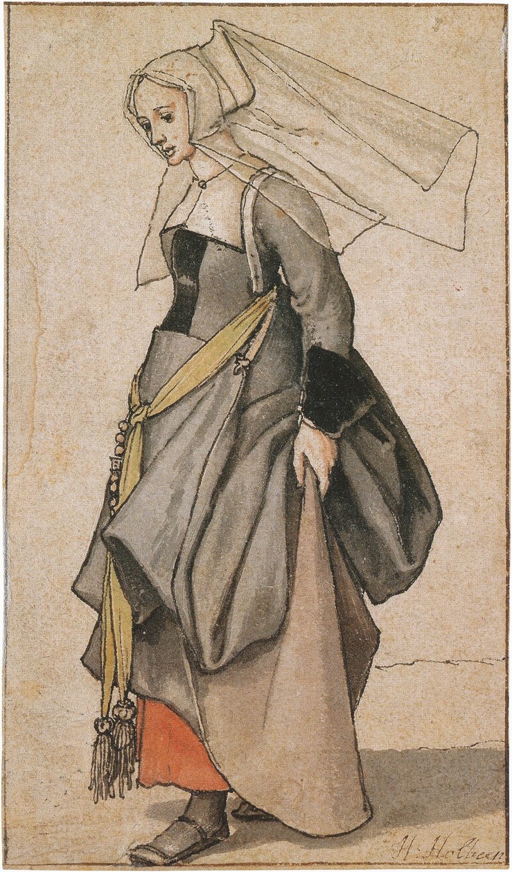 Young Englishwoman av Hans Holbein der Jüngere