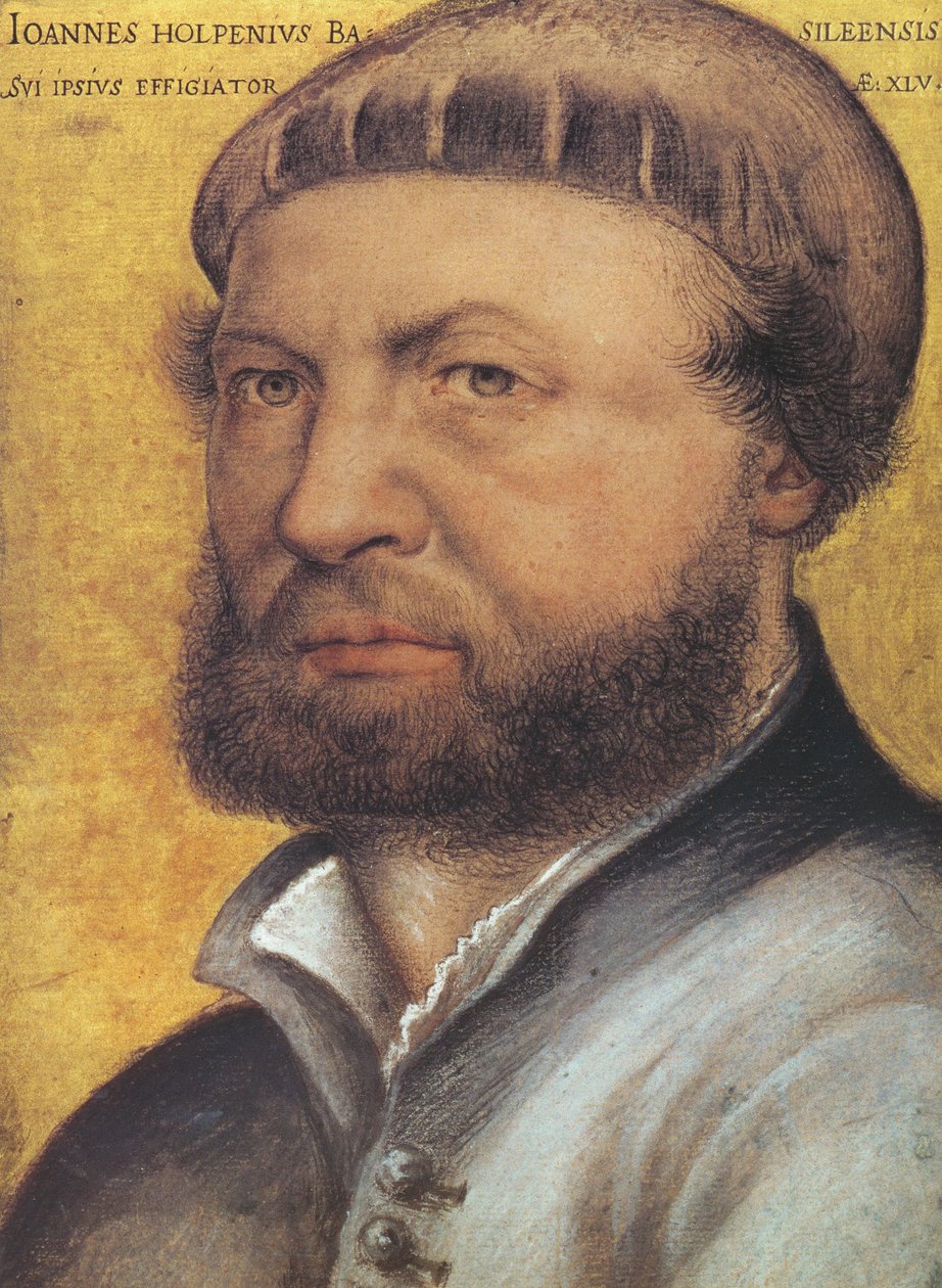 self-portrait av Hans Holbein der Jüngere