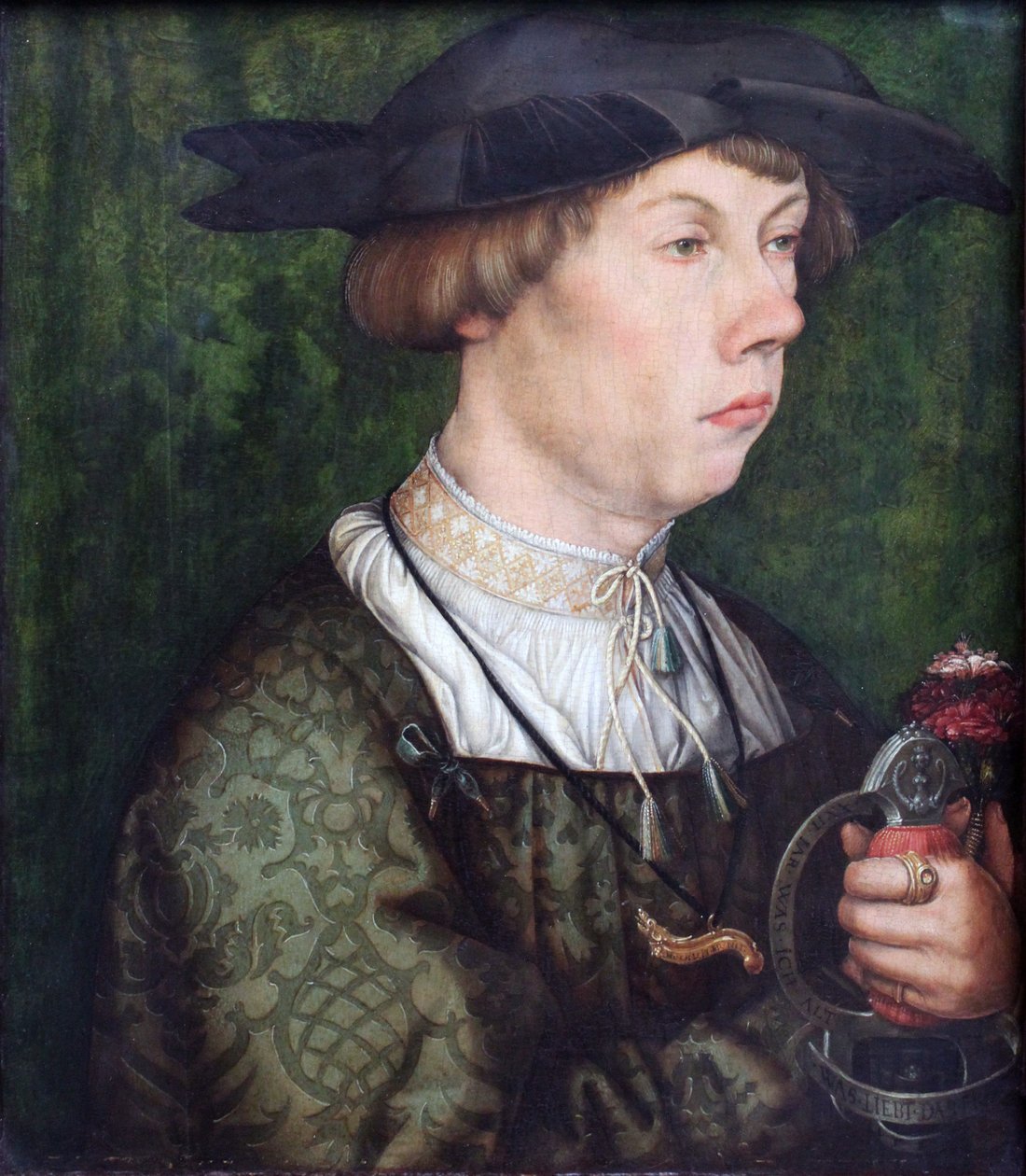 Porträtt av en medlem av familjen Weiss i Augsburg av Hans Holbein the Elder