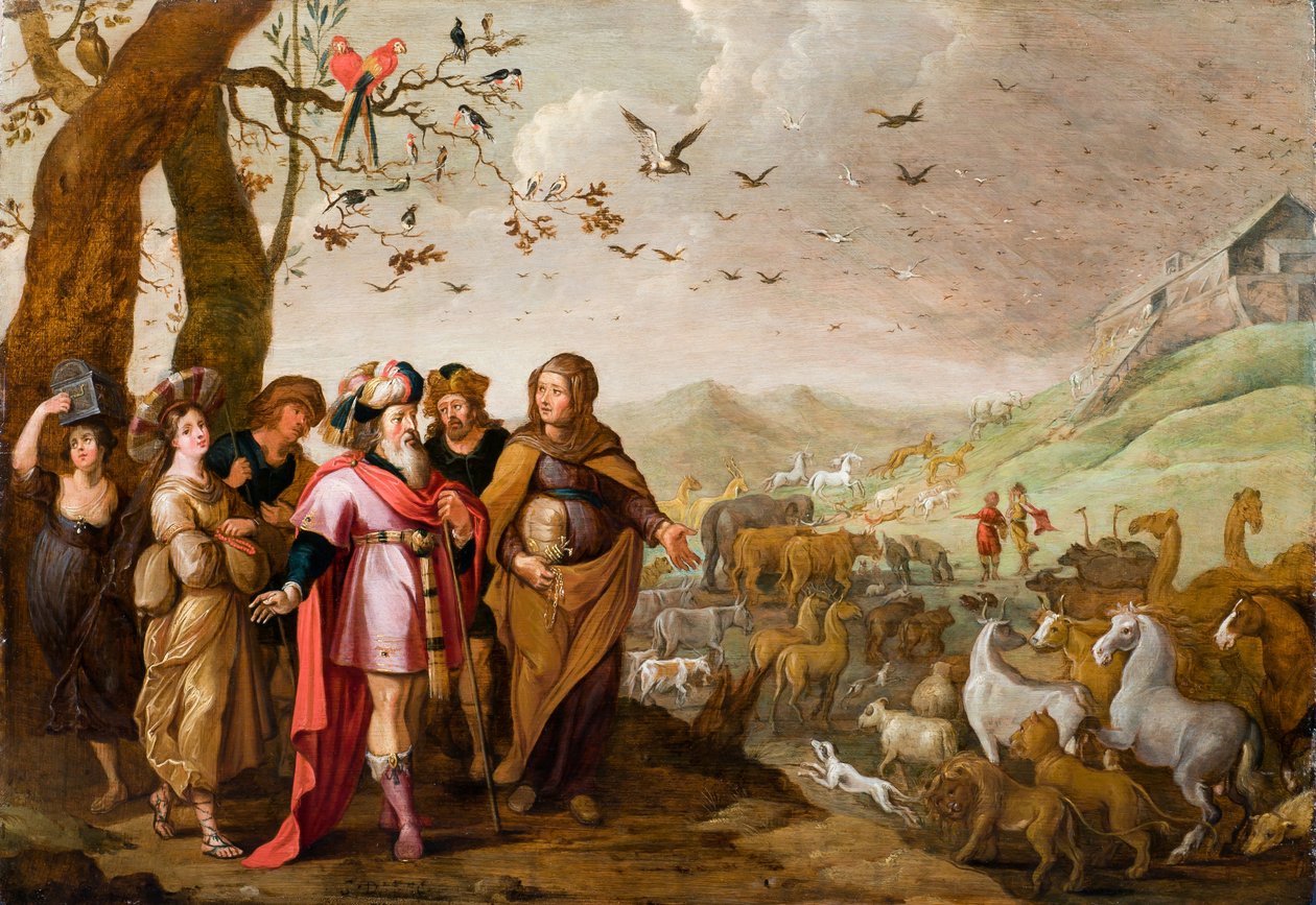 Noa går in i arken av Hans III Jordaens