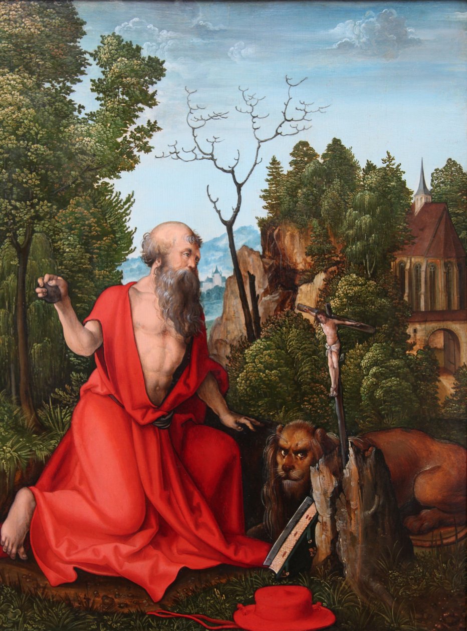 Sankt Jerome av Hans Leonhard Schäufelein