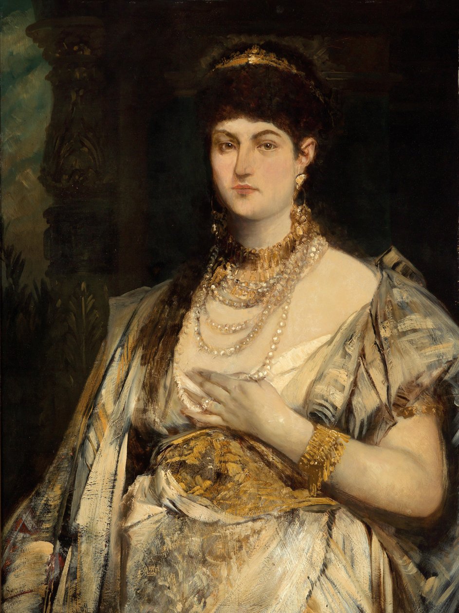 Porträtt Henriette Mankiewicz av Hans Makart