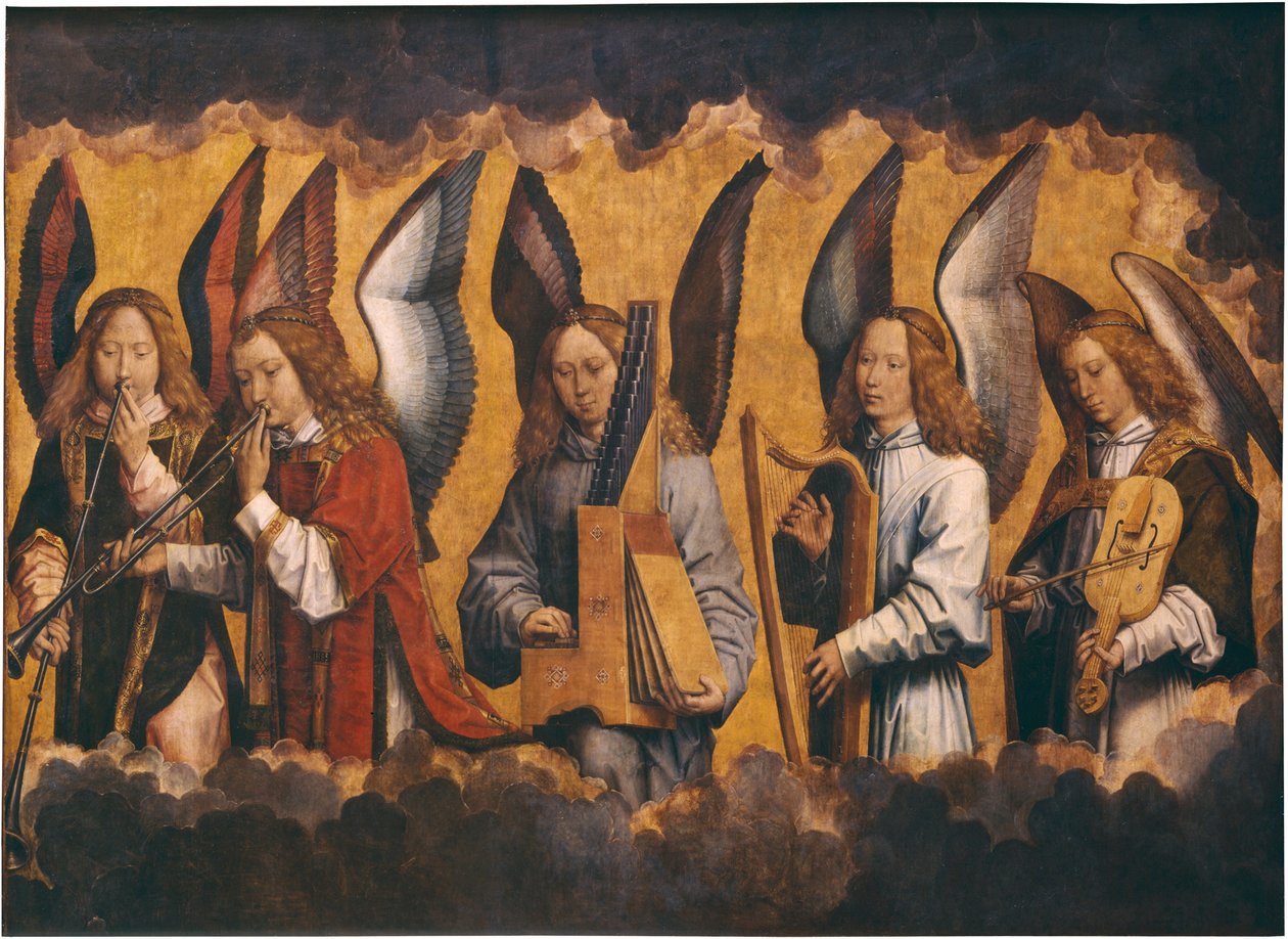  Music-Making Angelsn  av Hans Memling