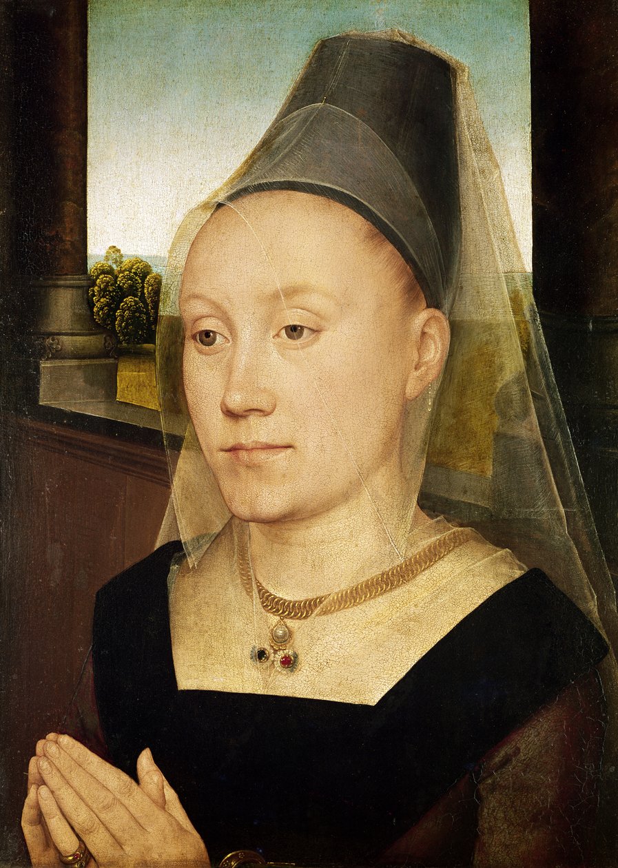 Barbara de Vlaenderberch, c.1472-75 av Hans Memling