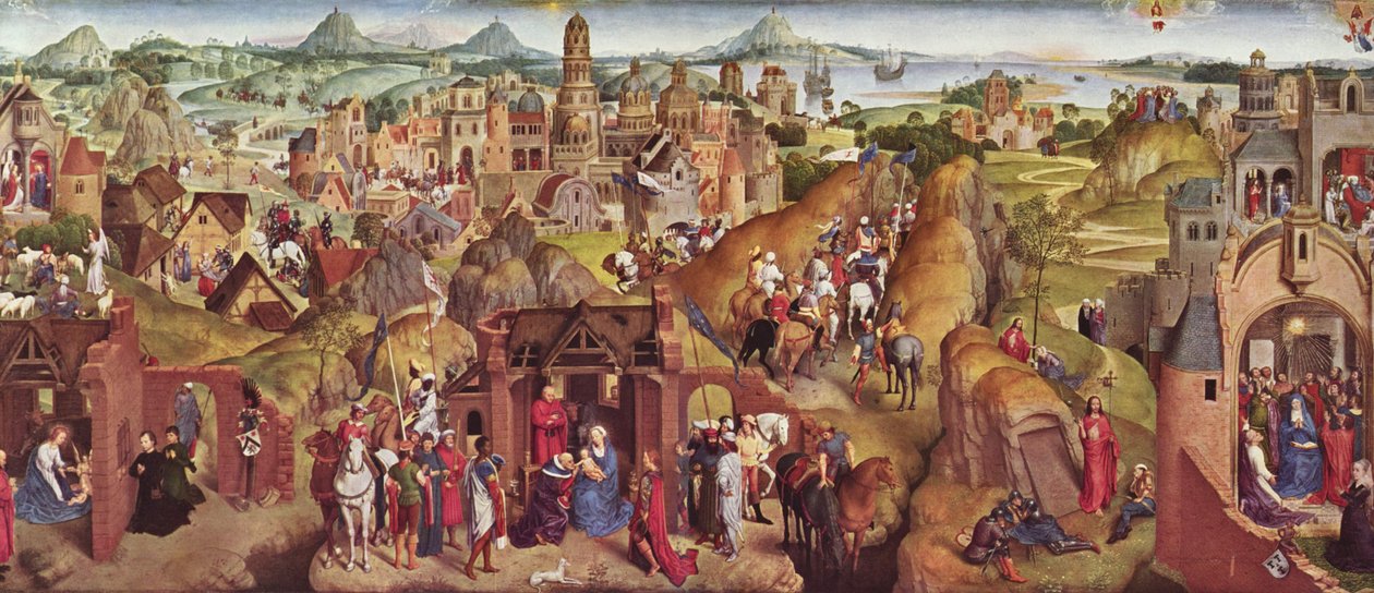 Die sieben Freuden Mariens av Hans Memling