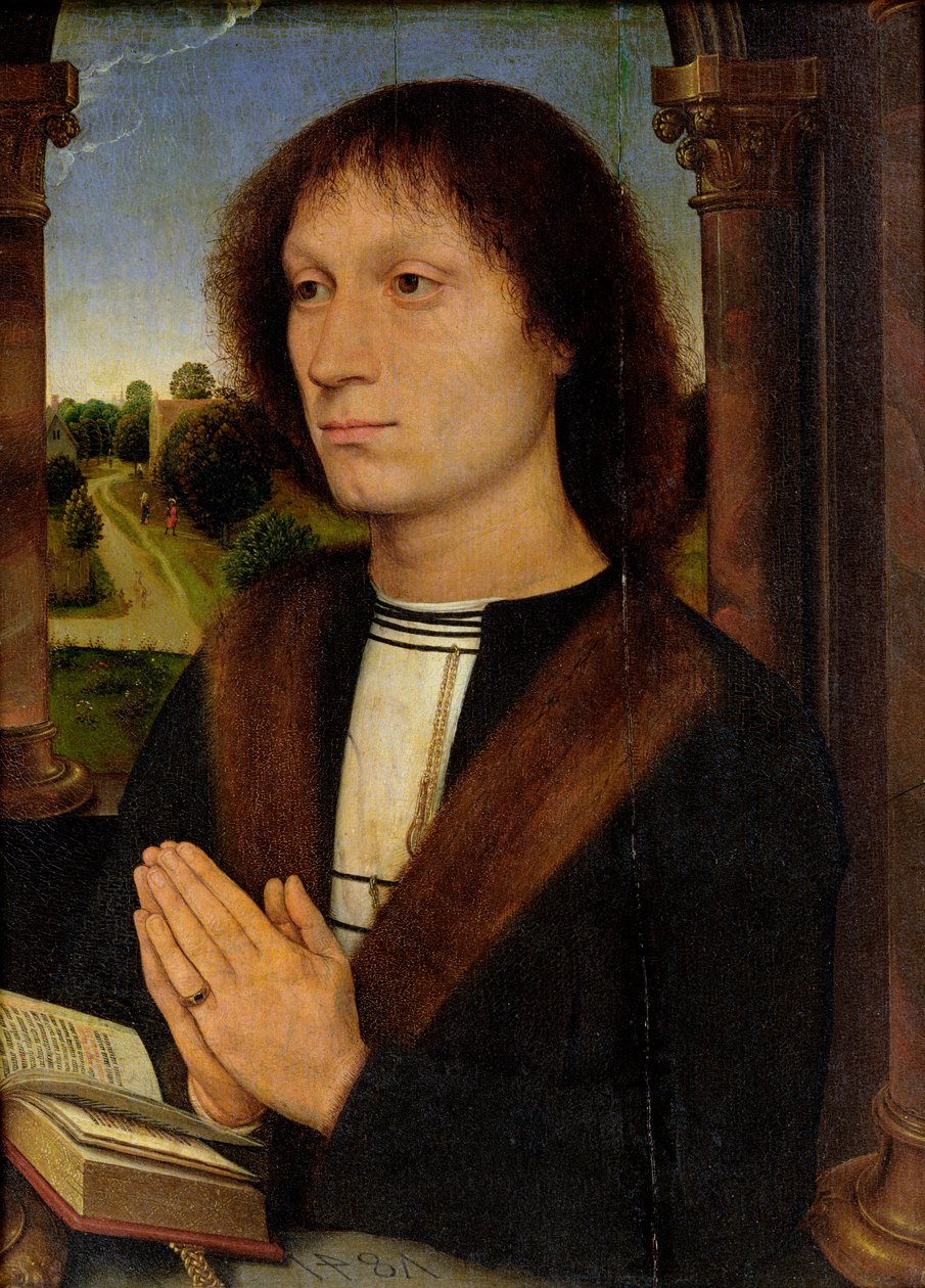Porträtt av Benedetto Portinari (1466-1551) 1487 av Hans Memling