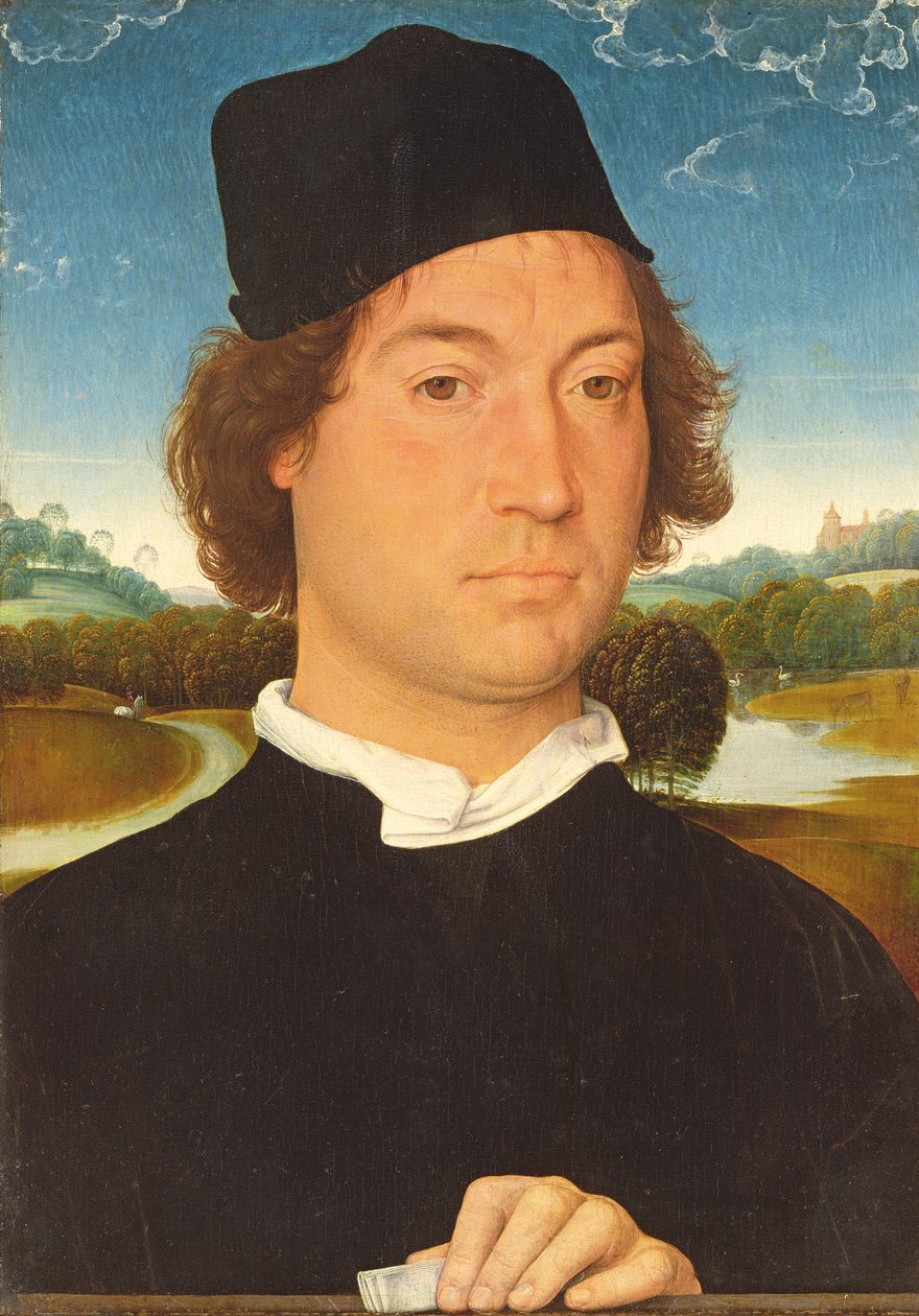 Porträtt av en okänd man, ca 1485 av Hans Memling
