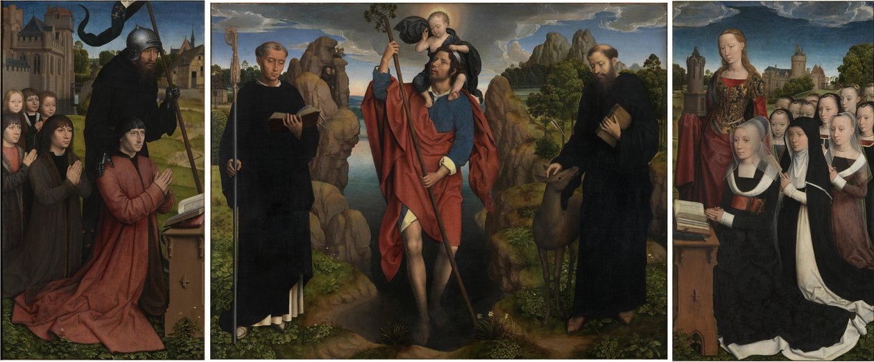 Triptychon des Willem Moreel av Hans Memling