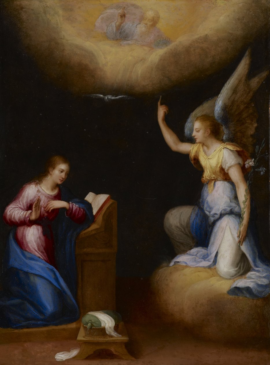 Annunciation av Hans Rottenhammer