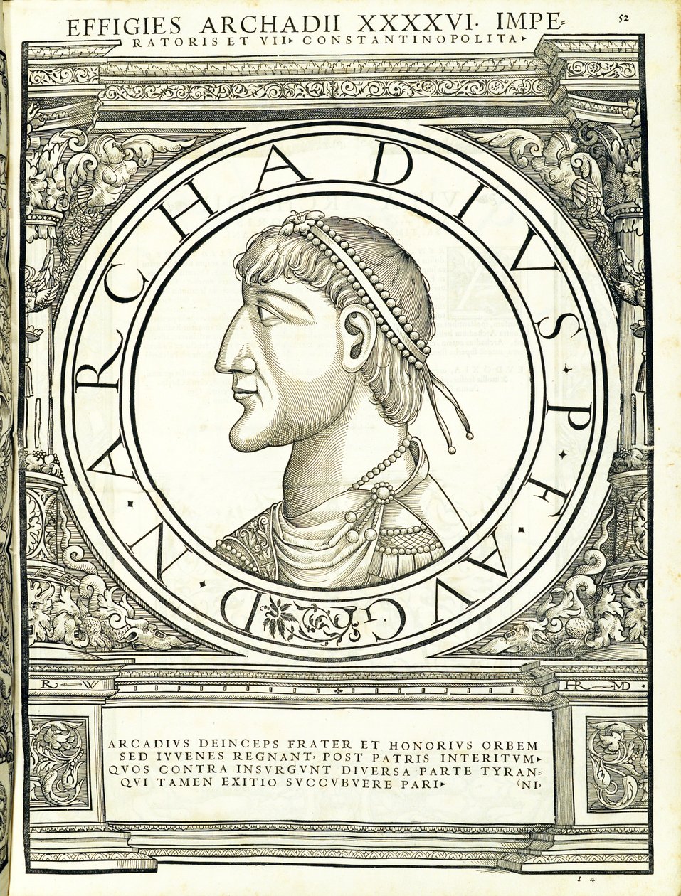 Arcadius, illustration från 
