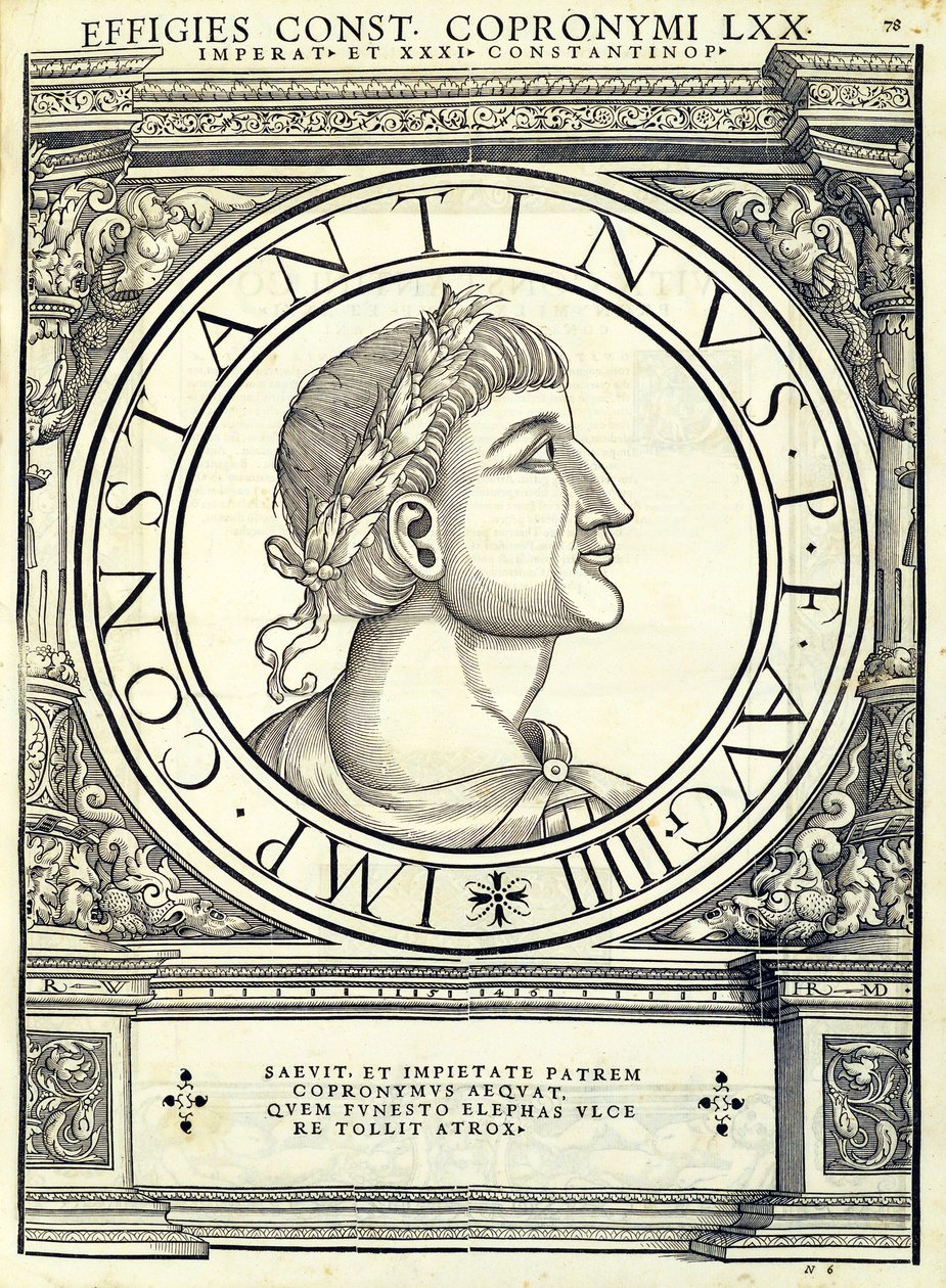 Copronymus Constantinus, illustration från 