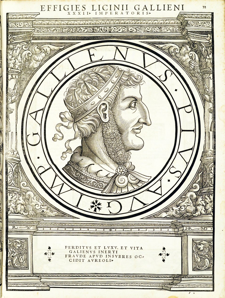 Gallienus, illustration från 